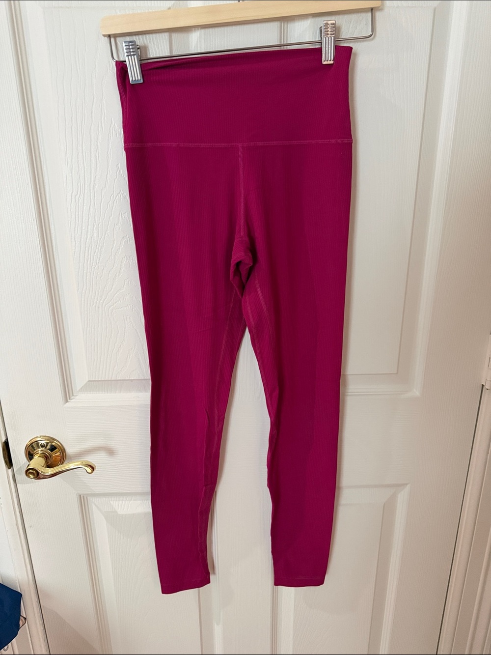 Lululemon Align Ribbed High-Rise Pant Wildberry 28 inch size 6